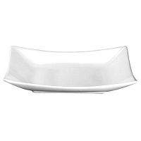 Тарелка квадратная 21,5*21,5 см. Киото Вайт/4/