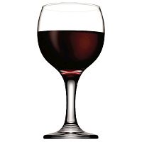 Бокал для вина 225 мл. d=74, h=150 мм красн. Бистро Б /12/864/