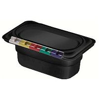 Гастроемкость 1/9 h=65 п/п черная Рс /1/42/