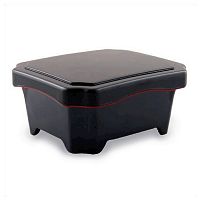 Шкатулка для УНАГИ 16,3*13,9 h=7,6 см. "ч/кр" /1/