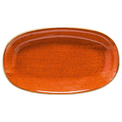 Блюдо l=190*110 мм. Терракота /6/12/
