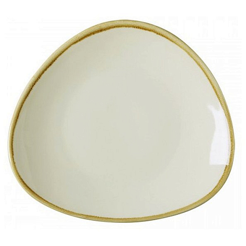 Тарелка d=165 мм. Террастоун Белый /12/