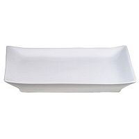 Тарелка прямоугольная 27,5*22 см. Киото Вайт /4/