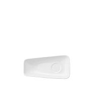 Блюдце l=150/80*55 мм. прямоуг. асимметричное без полей с приподнятым краем Rectangle /12/