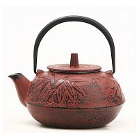 Чайник чугунный вишневый 600мл.