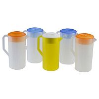 Кувшин мерный 2,4 л. пласт. с крышкой /1/28/