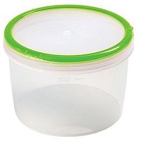 Банка для сыпучих продуктов 750 мл. d=12,5 см h=9 см полипропилен Винтаж Рс /1/36/