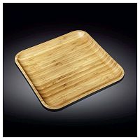 Доска для подачи 35,5*35,5 см. бамбук Wilmax /3/24/