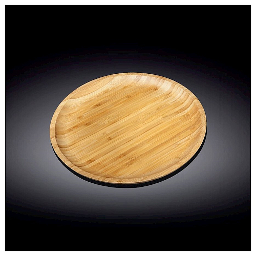 Блюдо для подачи круглое d=23 см, бамбук Wilmax /1/6/60/