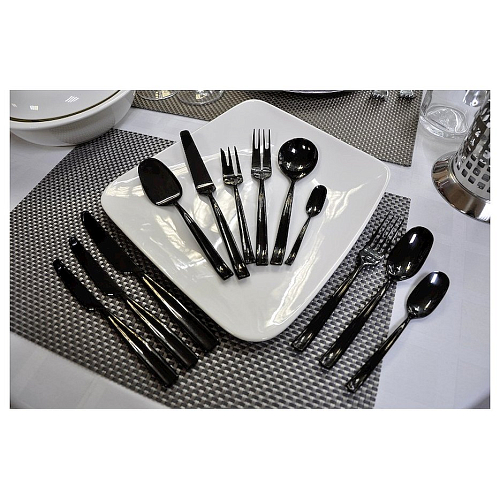 Вилка столовая Инфинито Блэк 18/10 3 мм /12/