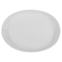 Блюдо овальное 310*240 мм. 987 мл. с бортом Белый, форма Потт Bonna /1/6/ ОСЕНЬ