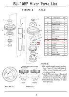 Кольцо разделительное F2-10 для миксера планетарного т.м. EKSI серии EJ, модель EJ-10BF