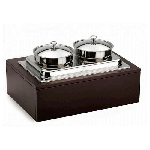 Мармит 1-х блюд , 2 кастрюли 5 л. с крышками, венге Pinti