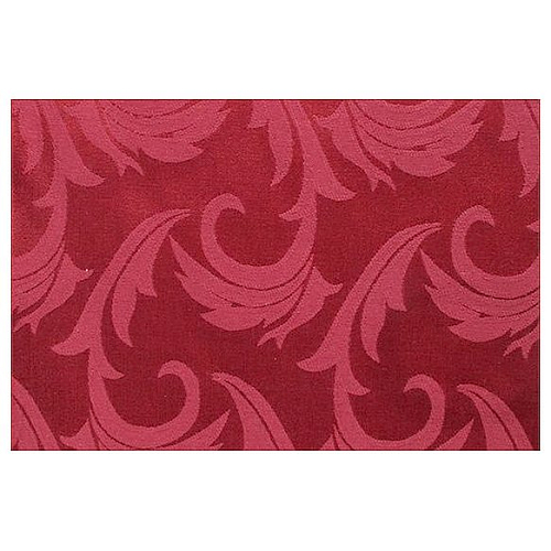 Скатерть 145*145 см. бордо перья /3/