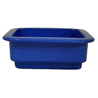 Гастроемкость 1/6 h=100 фарфор синяя /1/