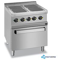 Плита 4 конфорочн.700сер Apach Cook Line APRES-77FE