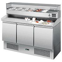 Стол для пиццы Techcold ESL 3852 + витрина ESL 3861