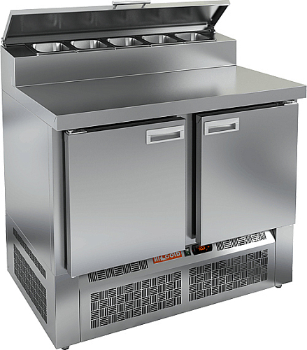 Стол охлаждаемый для пиццы HICOLD PZE2-11/GN (1/6H)