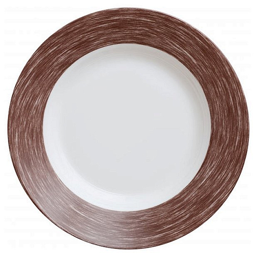 Тарелка d=220 мм. глубокая 400 мл. коричневая Color Days /24/