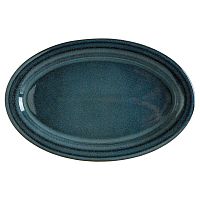 Блюдо овальное 400*260 мм. Оушн Хало широкая полоска Bonna /1/6/