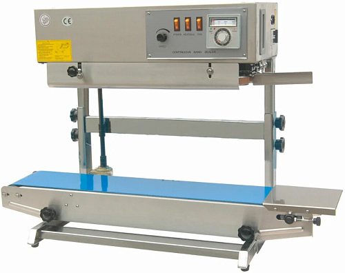 Роликовый (конвейерный) запайщик с правой подачей Hualian Machinery FRB-770II (вертик., счетчик пакетов)