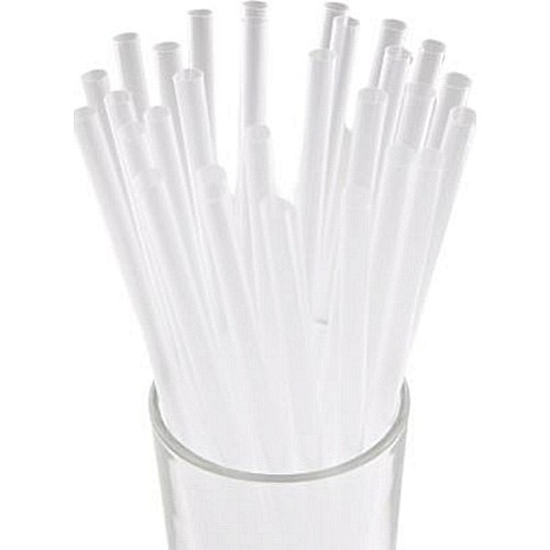Трубочки коктейльные 0,6*20,5 см. 1000 шт/уп. прямые прозрачные Кола /1/10/