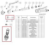 Шток крана 0500.01.02S/5 для душирующего устройства т.м. Cancan модель MT01