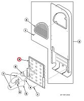 Элемент нагревательный RSP510329P для машин сушильных типа FDE