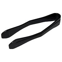 Щипцы для льда и сахара L= 12 см черные поликарбонат MG /1/20/