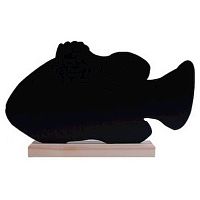 Табличка меловая Рыба 329*186*40 мм. тейбл тент на подставке /1/