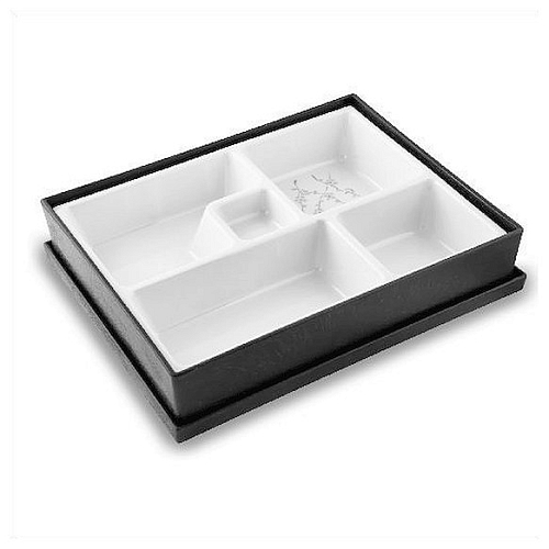 Ланч бокс (5 отделений) 27*21*6см "Японская слива"