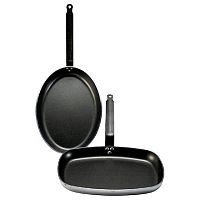 Сковорода овал. 36*26 см. алюм. с антиприг. покрыт. Chok De Buyer /1/3/