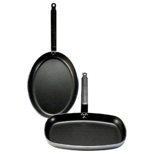 Сковорода овал. 36*26 см. алюм. с антиприг. покрыт. Chok De Buyer /1/3/