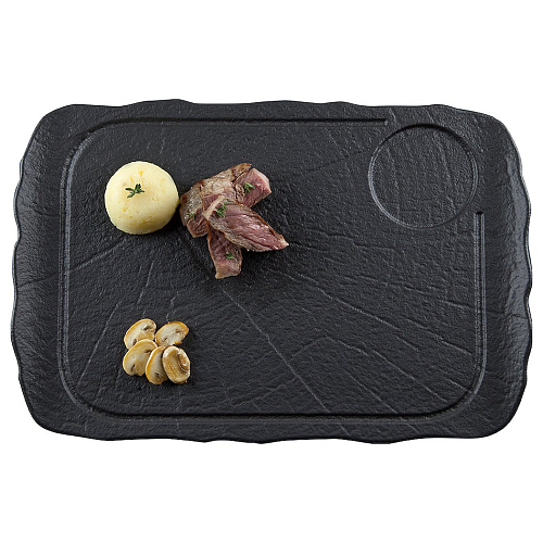 Блюдо для подачи l=350*240 мм. Шейд /1/6/