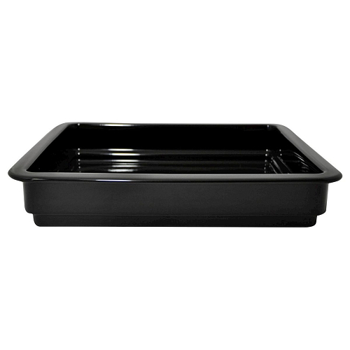 Гастроемкость 2/3 h=65 фарфор черная /1/