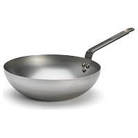 Сковорода Wok d=28 см. h=8,5 см. 2,4 л. белая сталь De Buyer /1/6/