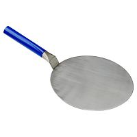 Лопата для пиццы d=25,5 см. l=20 см. нерж. с прорезиненной ручкой MGsteel /1/