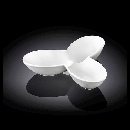 Менажница 3-х секционная 130 мм. Wilmax /6/72/