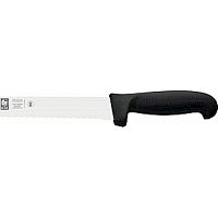 Нож для нарезки 400/540 мм. черный с волн. кромкой PRACTICA Icel /1/6/