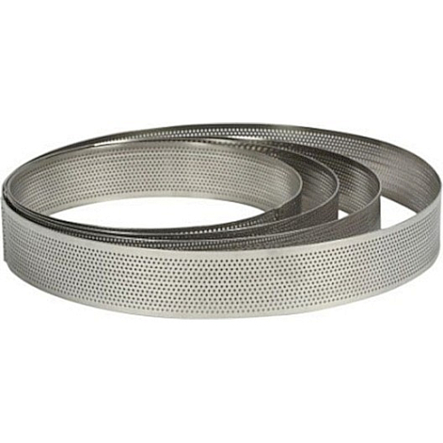 Форма кондитерская "Круг" d=10 см. h=3,5 см. нерж. перфорир. MGSteel /1/6/96/