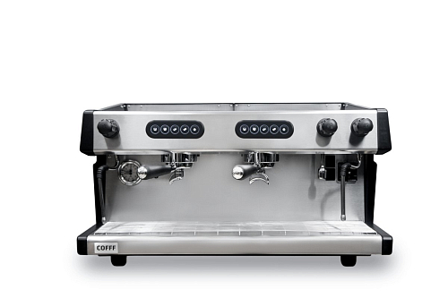 Кофемашина рожковая COFFF LIVE 2 GR A, 2 группы, автомат, черная