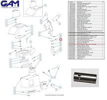 Кулачок микропереключателя RG100069 для овощерезки т.м. Vortmax серии SL, мод. SL55 SS