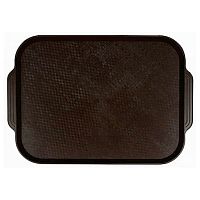 Поднос 45*35,5см. темно-коричневый ОСОБО ПРОЧНЫЙ MG/10/