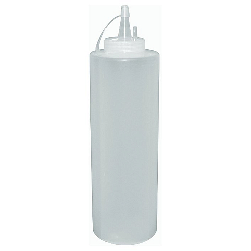 Емкость для соуса 700 мл. с крышкой прозрачная MG /1/24/