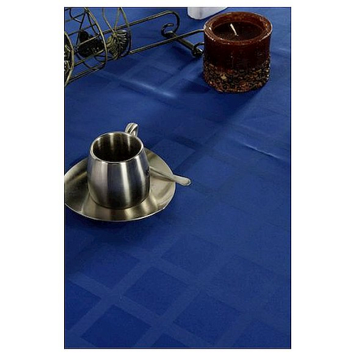 Скатерть 145*250 см. синяя клетка /3/