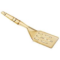 Лопатка для антипригарных поверхностей L=35,5 см изогнутая перфорир. поликарбонат янтарная Cambro /1/