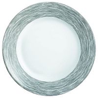 Тарелка d=235 мм. серый край Браш /6/