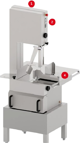 Пила для резки мяса Apach Cook Line ASWX155A 1Ф.