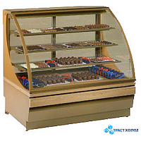 Витрина кондитерская NORPE SAGA-135-M дуб