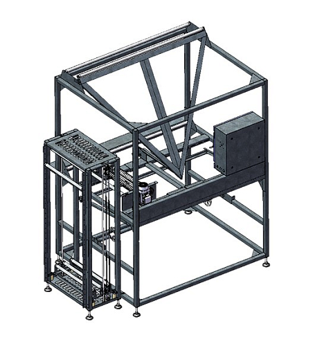 Складыватель (сворачиватель) полурукава из полотна воздушно-пузырчатой пленки Hualian Machinery HLMJ-1